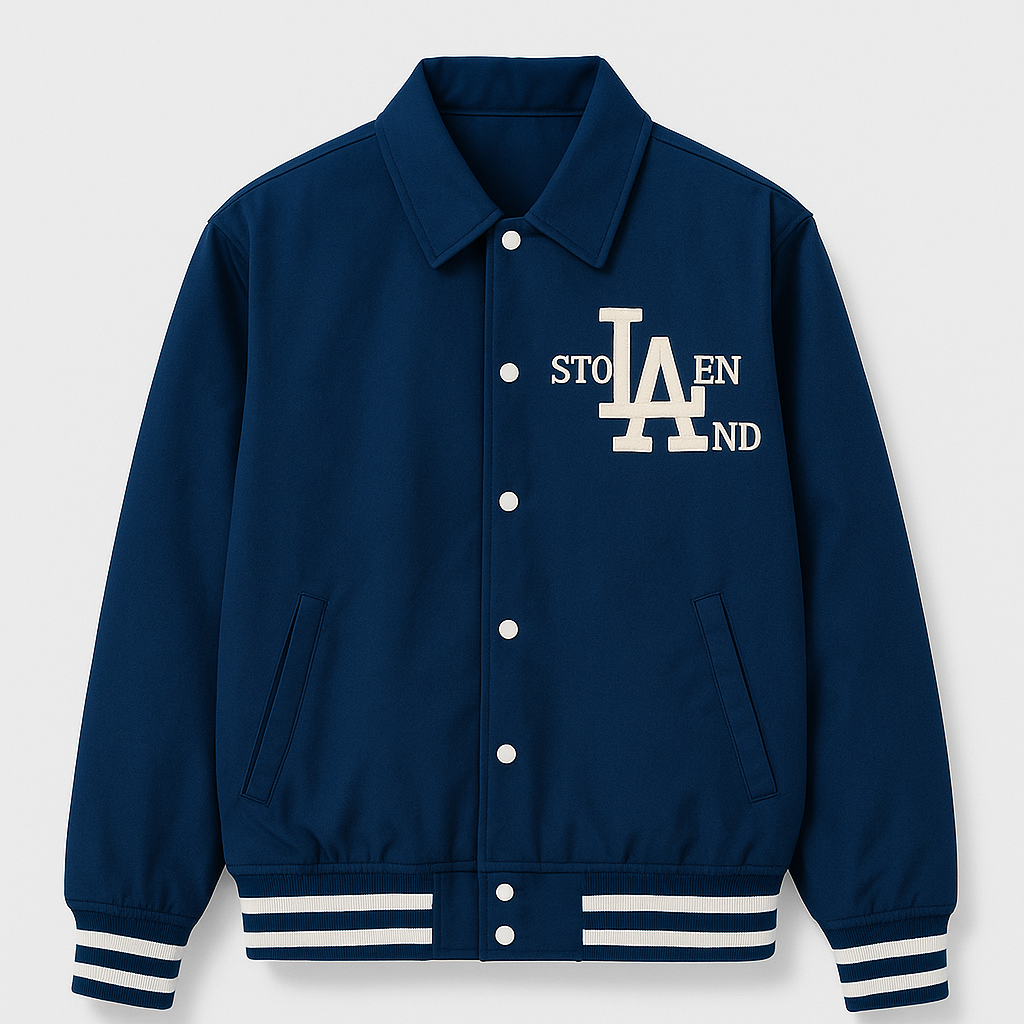 Blue Stolen LAnd jacket