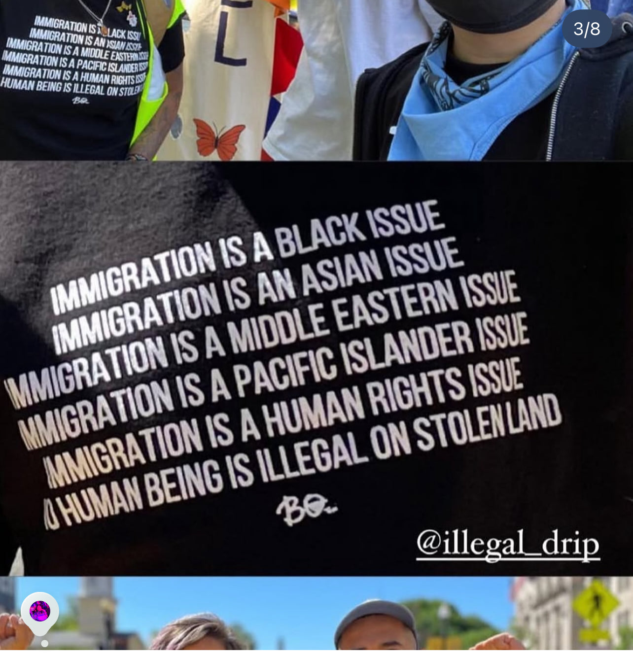 Immigration is everyone’s issue tee Black