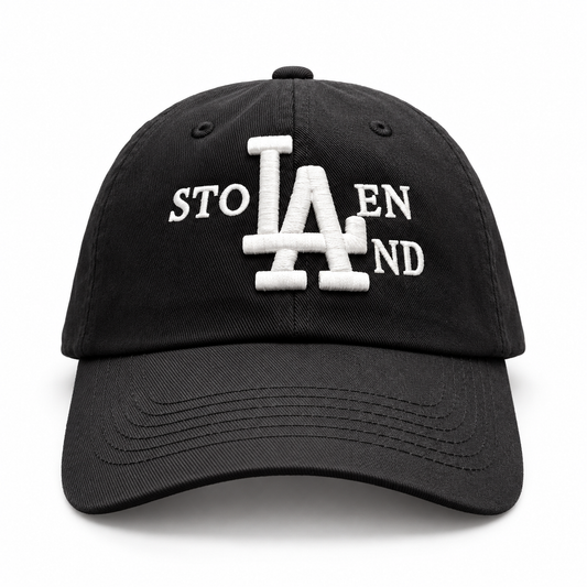 Black Stolen LAnd dad hat
